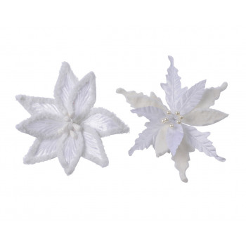 CVET DEKORATIVNI 30X4CM BELI 629502 