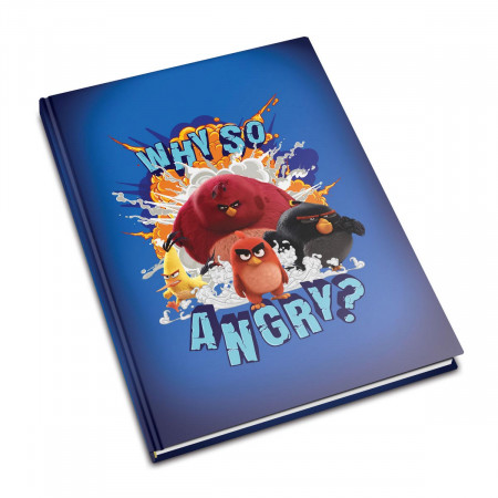 SVESKA A5 TVRDI POVEZ SITNI KARO 80L ANGRY BIRDS 70gr 