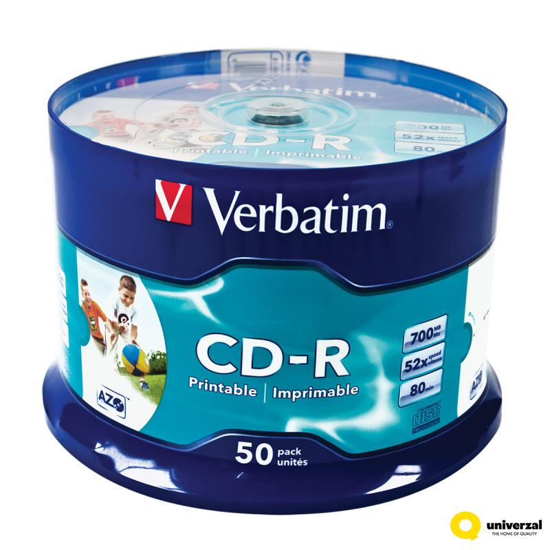 CD VERBATIM CD-R 50/1 43309 PRINTABILNI 