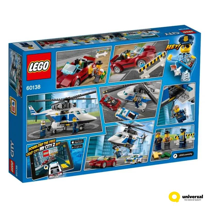 KOCKE LEGO CITY HIGH-SPEED SHASE LE60138 