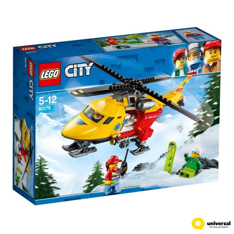 KOCKE LEGO CITY AMBULANCE HELIKOPTER 60179 