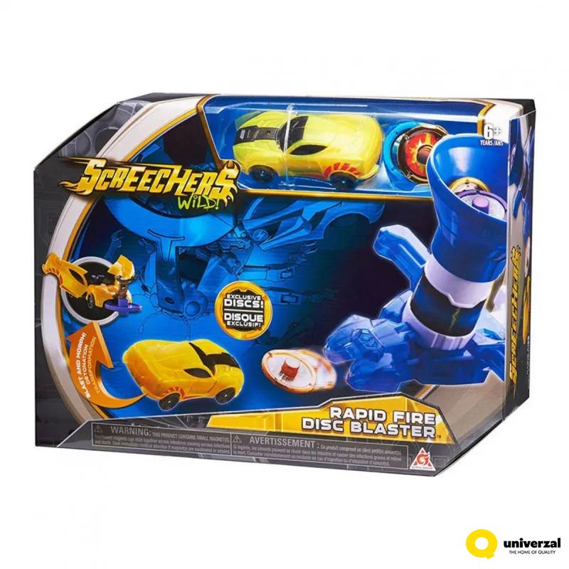 SCREECHERS RAPID FIRE DISC BLASTER TW683153 