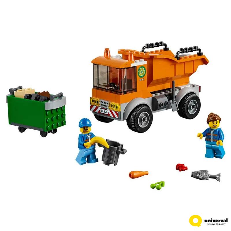KOCKE LEGO  CITY GARBAGE TRUCK  LE60220 
