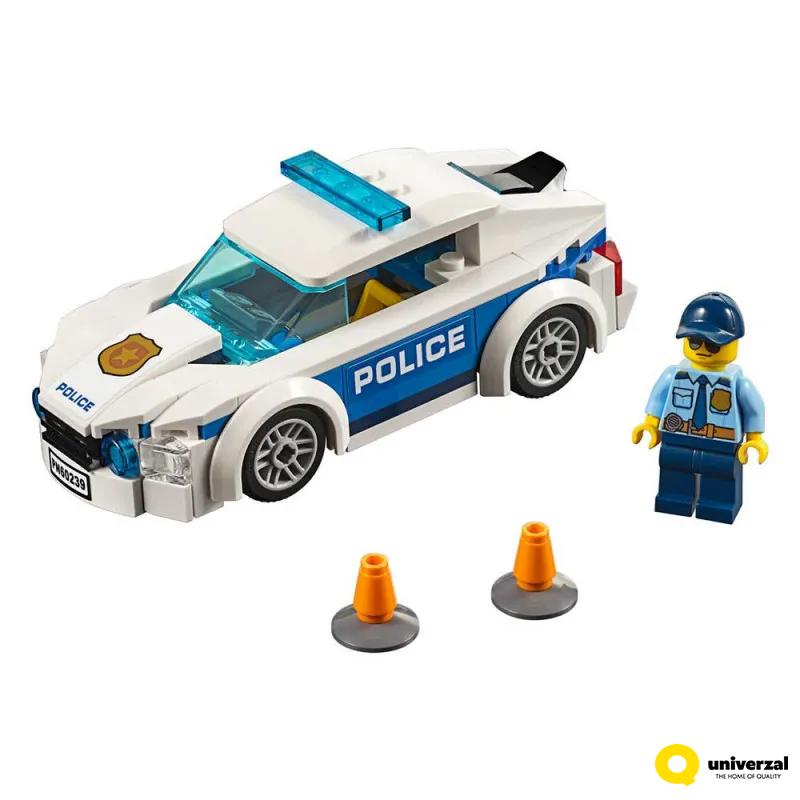 KOCKE LEGO  CITY POLICE PATROL CAR  LE60239 