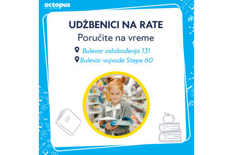Vodič za kupovinu udžbenika u Octopus radnjama