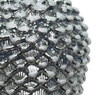 UKRAS NOVOGODIŠNJI ŠIŠARKA 4.5X4.5X9CM SREBRNA 027753 