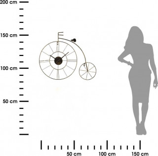 SAT ZIDNI BICIKL 80CM ZLATNO CRNI NBD200420 