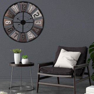 SAT ZIDNI METALNI 80CM CRNI Y36200290 