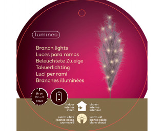 FIGURA UKRASNA PERO SA LED SVETLOM 118CM PINK TAMNO 486247 