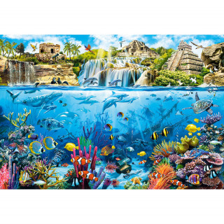 PUZZLE 1500 DELOVA C-152049-2 PIRATE ISLAND CASTORLAND 