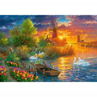 PUZZLE 1000 DELOVA C-104734-2 DUTCH IDYLL CASTORLAND 