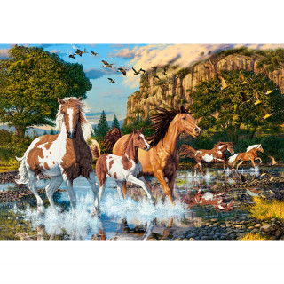 PUZZLE 1000 DELOVA C-104789-2 HORSE WONDERLAND CASTORLAND 