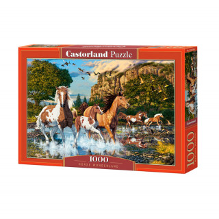 PUZZLE 1000 DELOVA C-104789-2 HORSE WONDERLAND CASTORLAND 