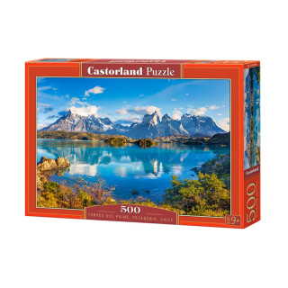 PUZZLE 500 DELOVA B-53698 TORRES DEL PAINE PATAGONIA CASTORLAND 