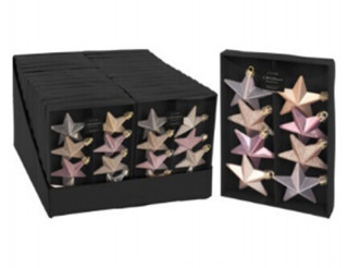 NOVOGODIŠNJI UKRAS ZVEZDA 6.5CM CAN210250 