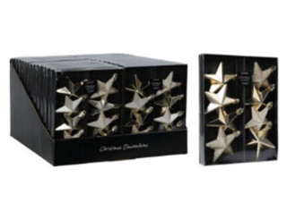 NOVOGODIŠNJI UKRAS ZVEZDA 6.5CM STAR LIGHT CAN219090 