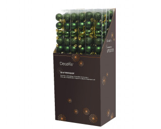 KUGLA NOVOGODIŠNJA 14/1 3CM ZELENA 020467 