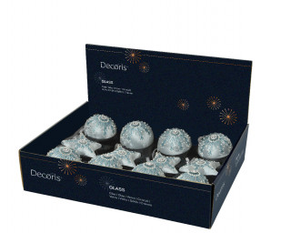 UKRAS NOVOGODIŠNJI 8CM PLAVI MIST 061029 