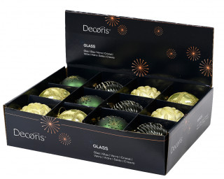 KUGLA NOVOGODIŠNJA 8CM ZELENA 062629 