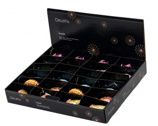 UKRAS NOVOGODIŠNJI STAKLENE FIGURE 7CM 120647 