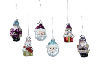 UKRAS NOVOGODIŠNJI STAKLENE FIGURE 7CM 120659 