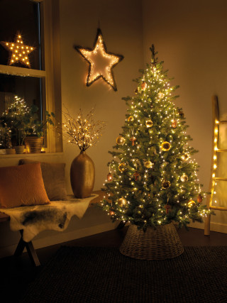 LAMPICE NOVOGODIŠNJE 180CM SILVER OUTDOOR 496158 