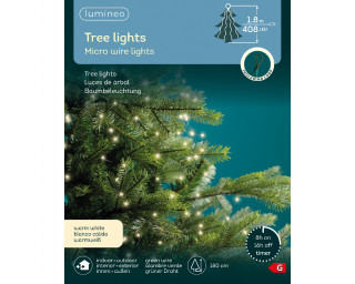 LAMPICE NOVOGODIŠNJE 180CM SILVER OUTDOOR 496158 