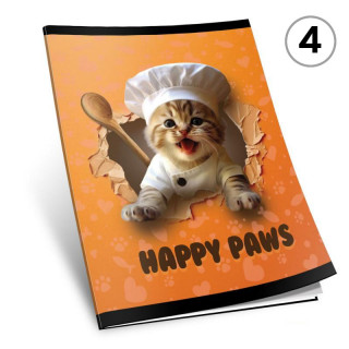 SVESKA A4 DIKTO 52L HAPPY PAWS 80g OCTOPUS UNL-2152 
