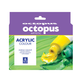BOJA AKRILNA OCTOPUS HOBBY 75ml 6/1 UNL-2373 