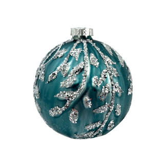 KUGLA NOVOGODIŠNJA STAKLENA 8CM UNL-10005 