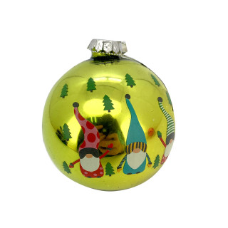 KUGLA NOVOGODIŠNJA STAKLENA 8CM UNL-10015 