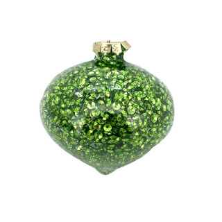 KUGLA NOVOGODIŠNJA STAKLENA 8CM UNL-10037 