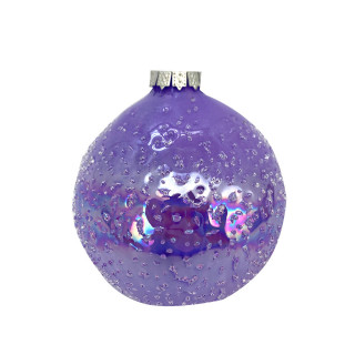 KUGLA NOVOGODIŠNJA STAKLENA 8CM UNL-10040 