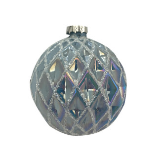 KUGLA NOVOGODIŠNJA STAKLENA 8CM UNL-10041 