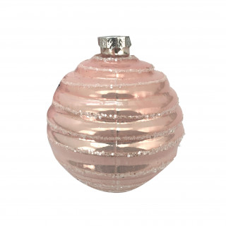 KUGLA NOVOGODIŠNJA STAKLENA 8CM UNL-10052 