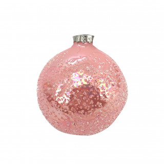 KUGLA NOVOGODIŠNJA STAKLENA 8CM UNL-10053 