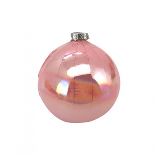 KUGLA NOVOGODIŠNJA STAKLENA 8CM UNL-10053 