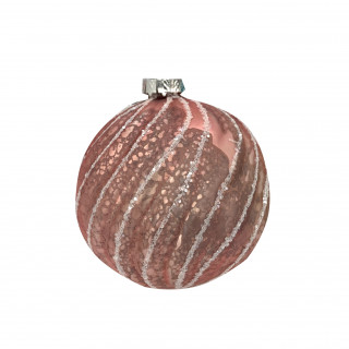 KUGLA NOVOGODIŠNJA STAKLENA 8CM UNL-10063 