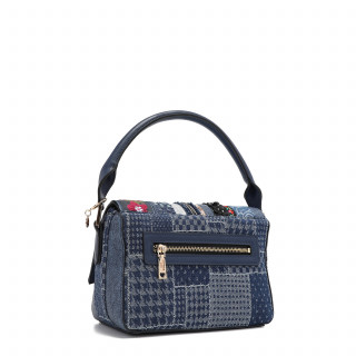 TORBA NICOLE LEE JS17044 DENIM PATCH FW2024 
