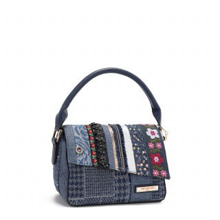 TORBA NICOLE LEE JS17044 DENIM PATCH FW2024 