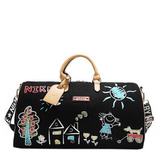 TORBA PUTNA NIKKY NK12837 BLACK FW2024 