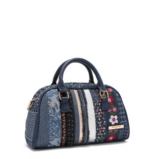 TORBA NICOLE LEE JS17045 DENIM PATCH FW2024 