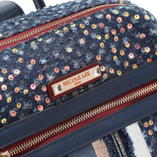 TORBA NICOLE LEE JS17046 DENIM PATCH FW2024 