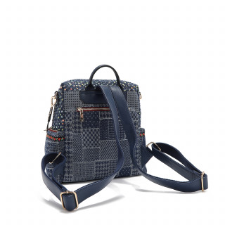 TORBA NICOLE LEE JS17046 DENIM PATCH FW2024 