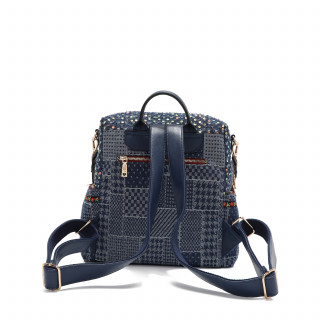 TORBA NICOLE LEE JS17046 DENIM PATCH FW2024 