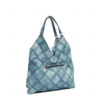 TORBA NICOLE LEE P17089 BLUE CHAIN FW2024 