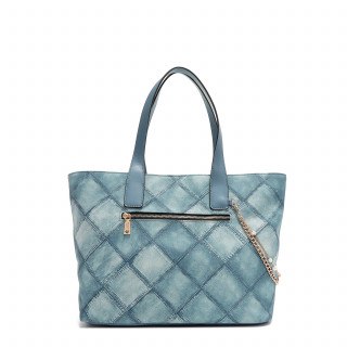 TORBA NICOLE LEE P17090 BLUE CHAIN FW2024 