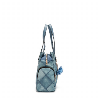 TORBA NICOLE LEE P17091 BLUE CHAIN FW2024 