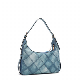 TORBA NICOLE LEE P17092 BLUE CHAIN FW2024 