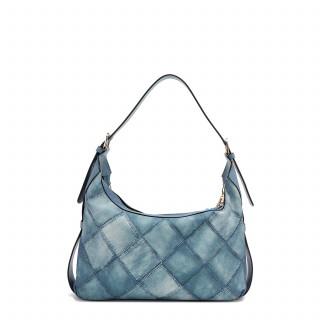 TORBA NICOLE LEE P17092 BLUE CHAIN FW2024 